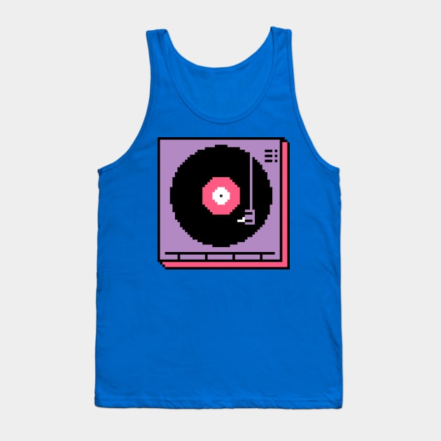 8-Bit Record Player Tank Top by ChrisPaulFarias